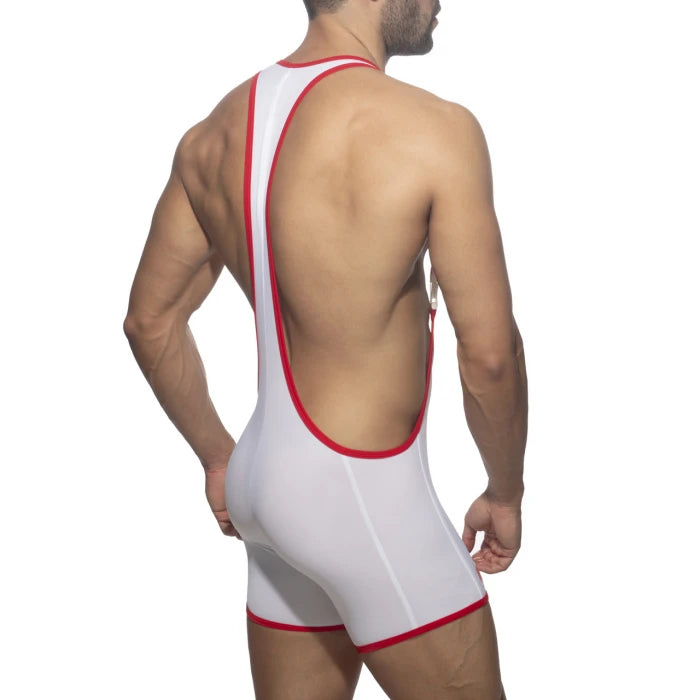RAINBOW TAPE WRESTLING SUIT