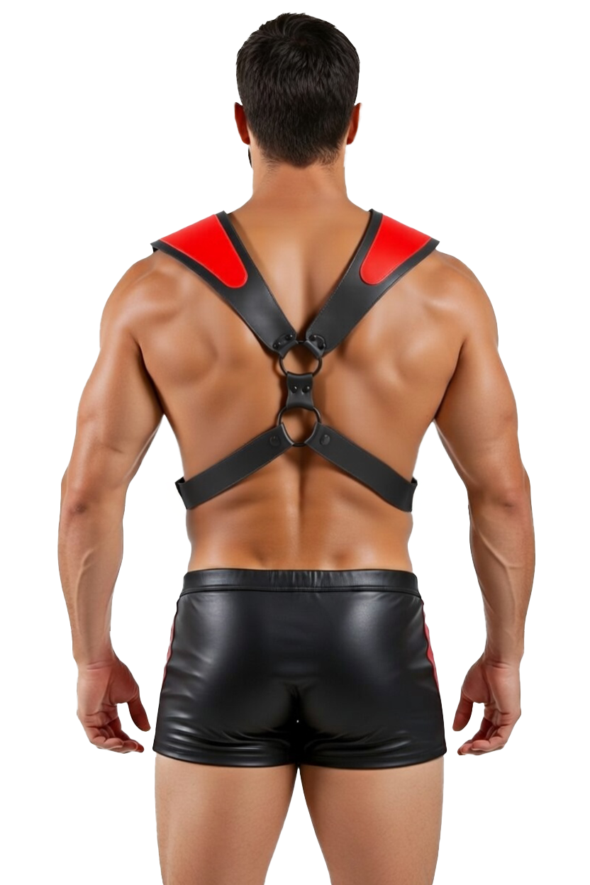 Joylgbt‘s The "Inferno" Matte Black & Crimson Gear Duo