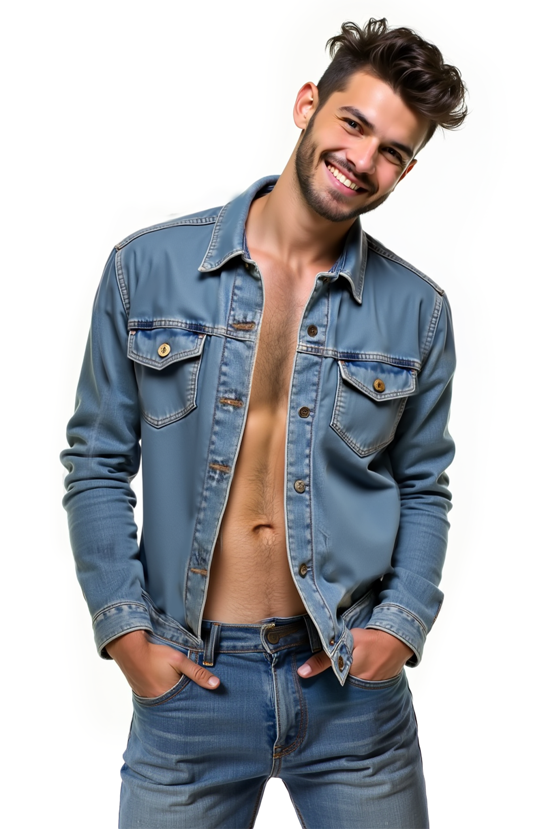 Pride Fringe Denim Jacket