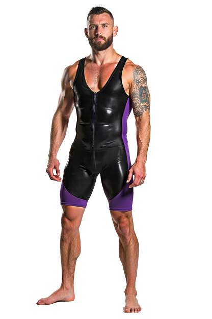 Joylgbt Dynamic Wrestler Singlet – Bold & Sleek Design