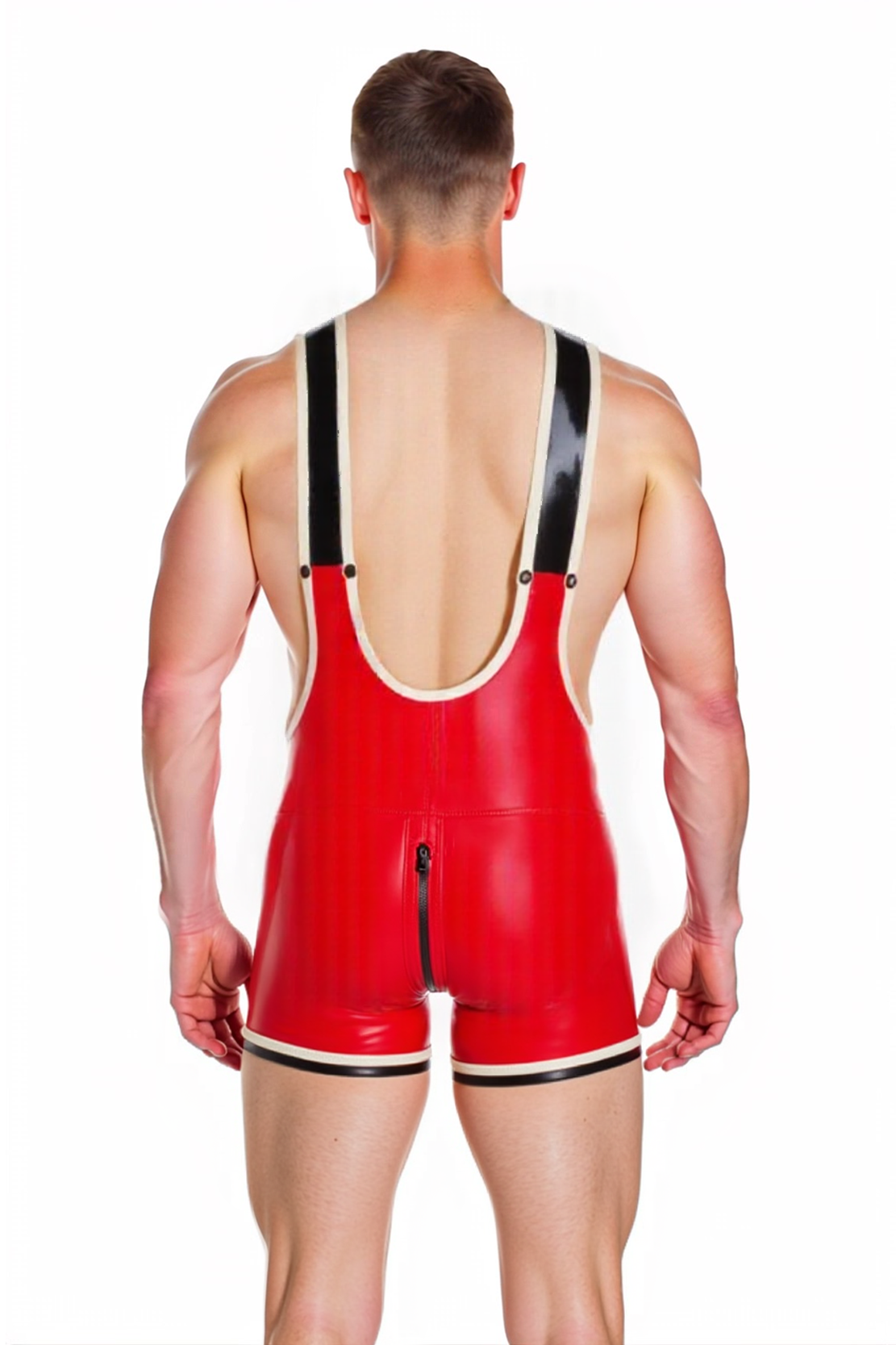 Mysteryglove Deep-Cut Suspender Bodysuit