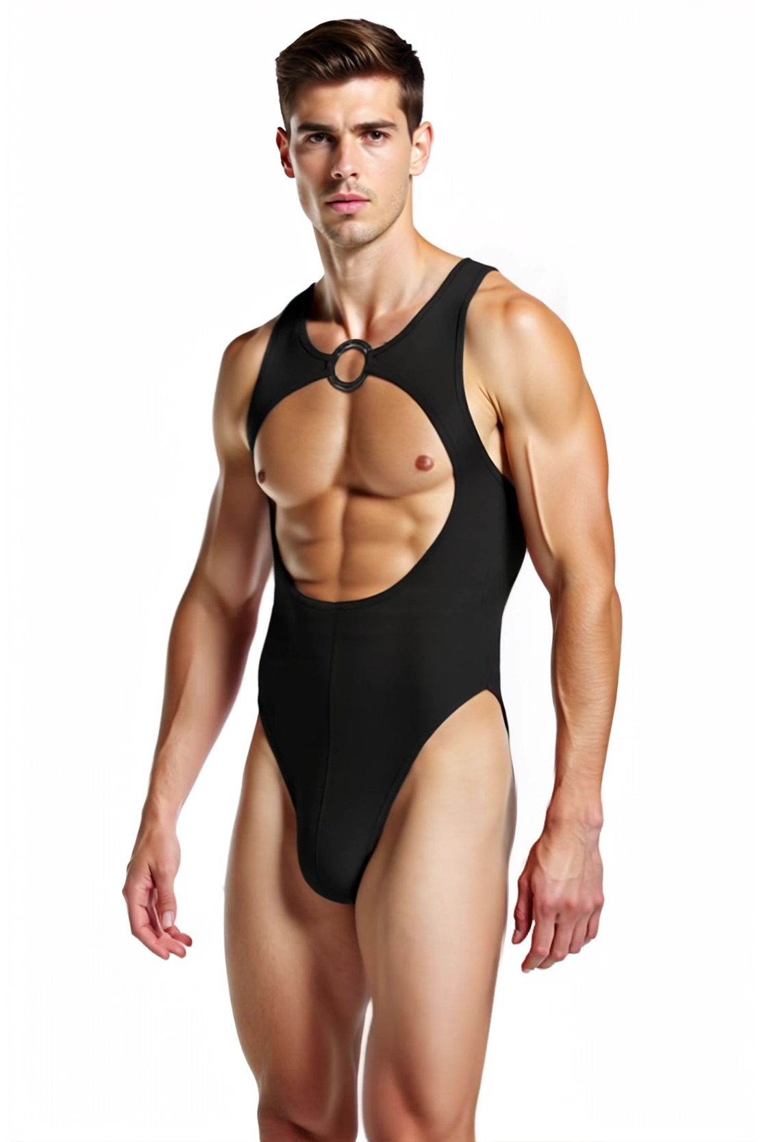 O-Ring Cut Out Thong Bodysuit – Bold and Sleek
