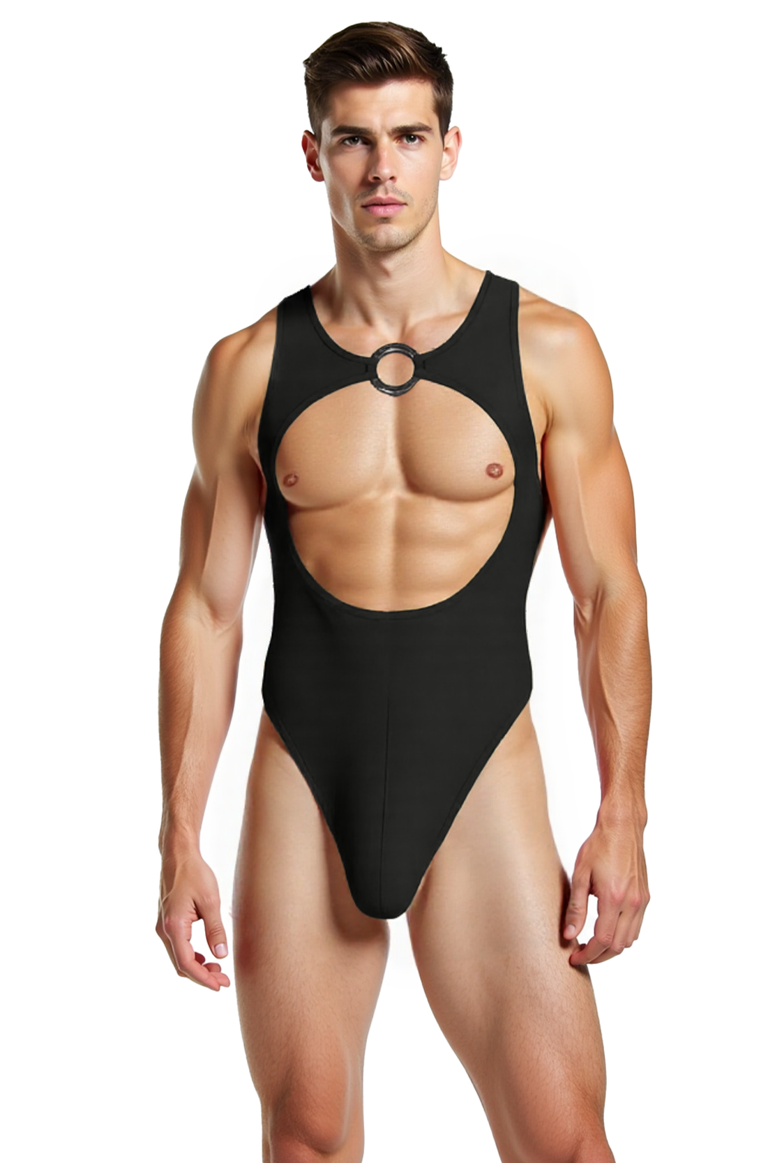 O-Ring Cut Out Thong Bodysuit – Bold and Sleek