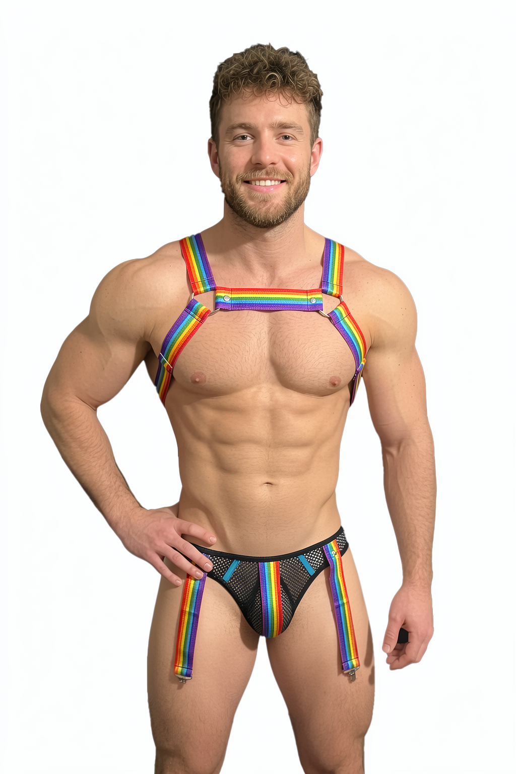 Rainbow Mesh Strap Set