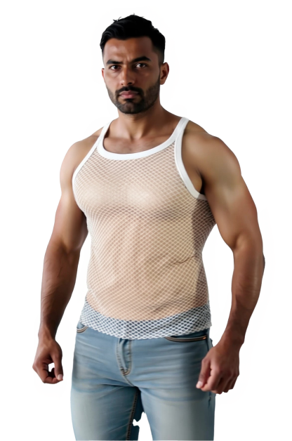 Beachy Net Strap Tank Top