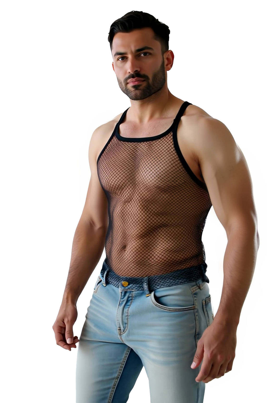 Beachy Net Strap Tank Top