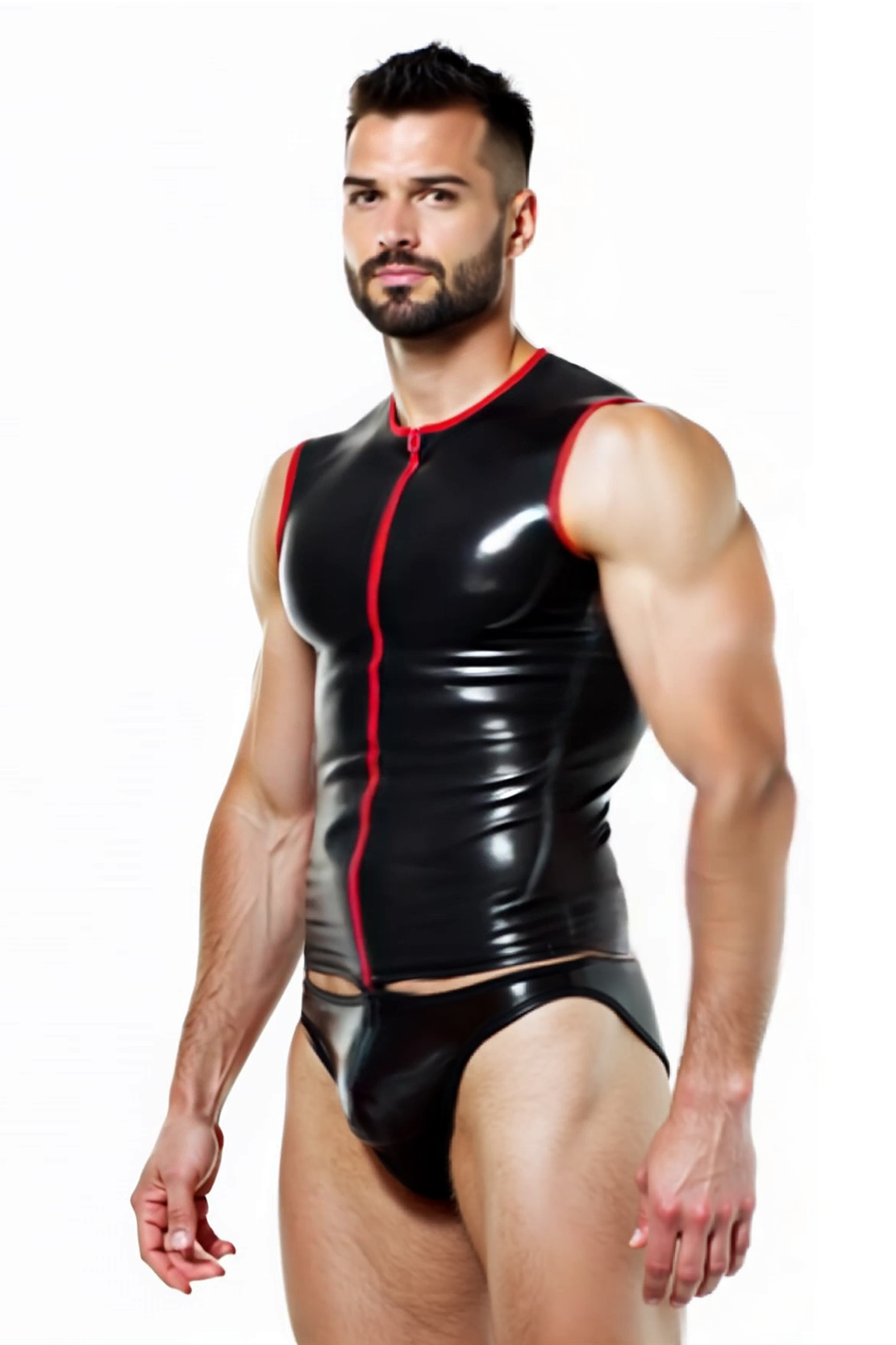 Joylgbt Sexy Men's Split Bodysuit 