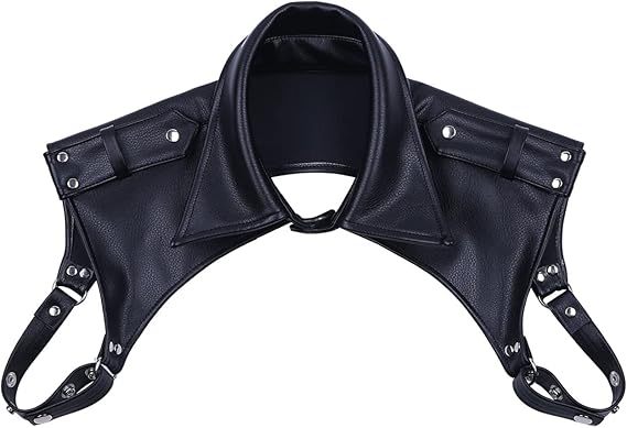 Men's Steampunk Leather Shoulder Armor Harness