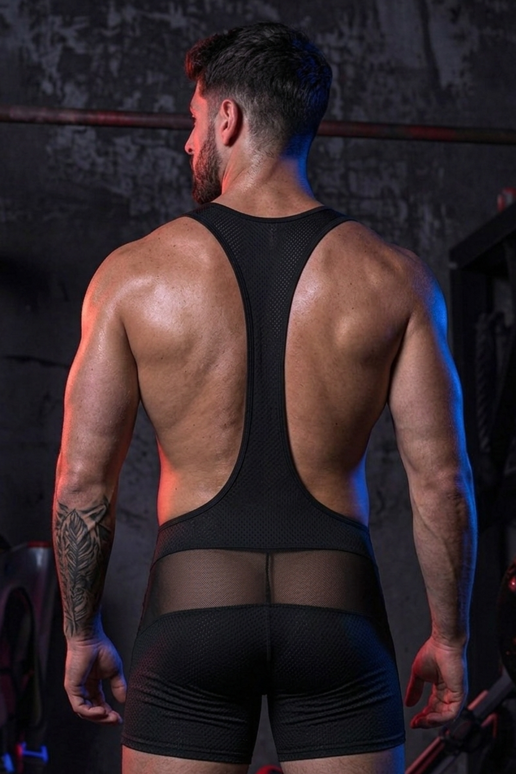 Joylgbt Breathable Zip-Front Singlet Shorts