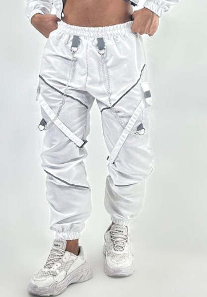 Mysteryglove Sleek White Tracksuit