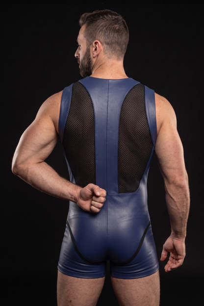 Joy-lgbt Men’s Black Mesh Bodysuit Shorts