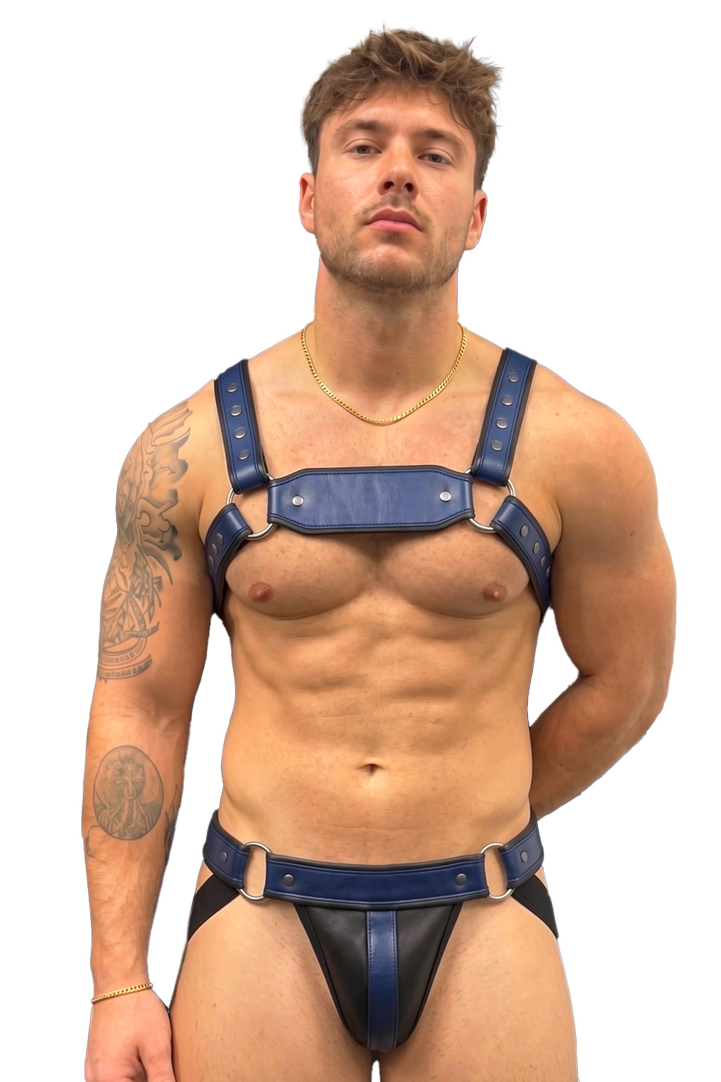 Joylgbt Men’s Yellow Harness Briefs