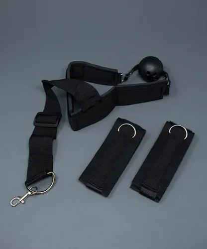 Mysteryglove Ball Gag w/ Attached Wrist or Bicep Restraints