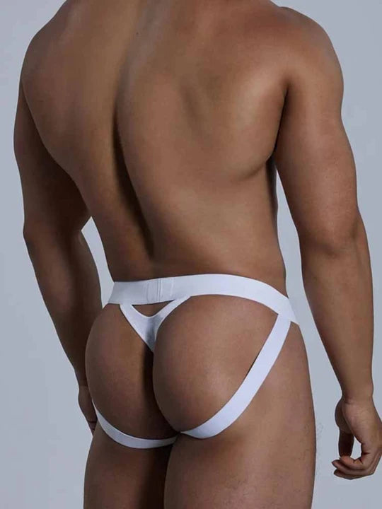 Men's Irregular Tank Top Jockstraps Set