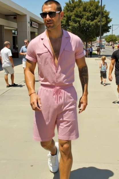 Joylgbt Men’s Pink Romper 
