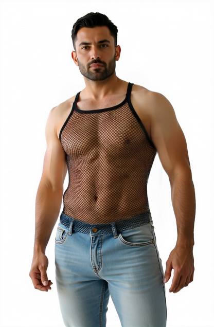 Beachy Net Strap Tank Top