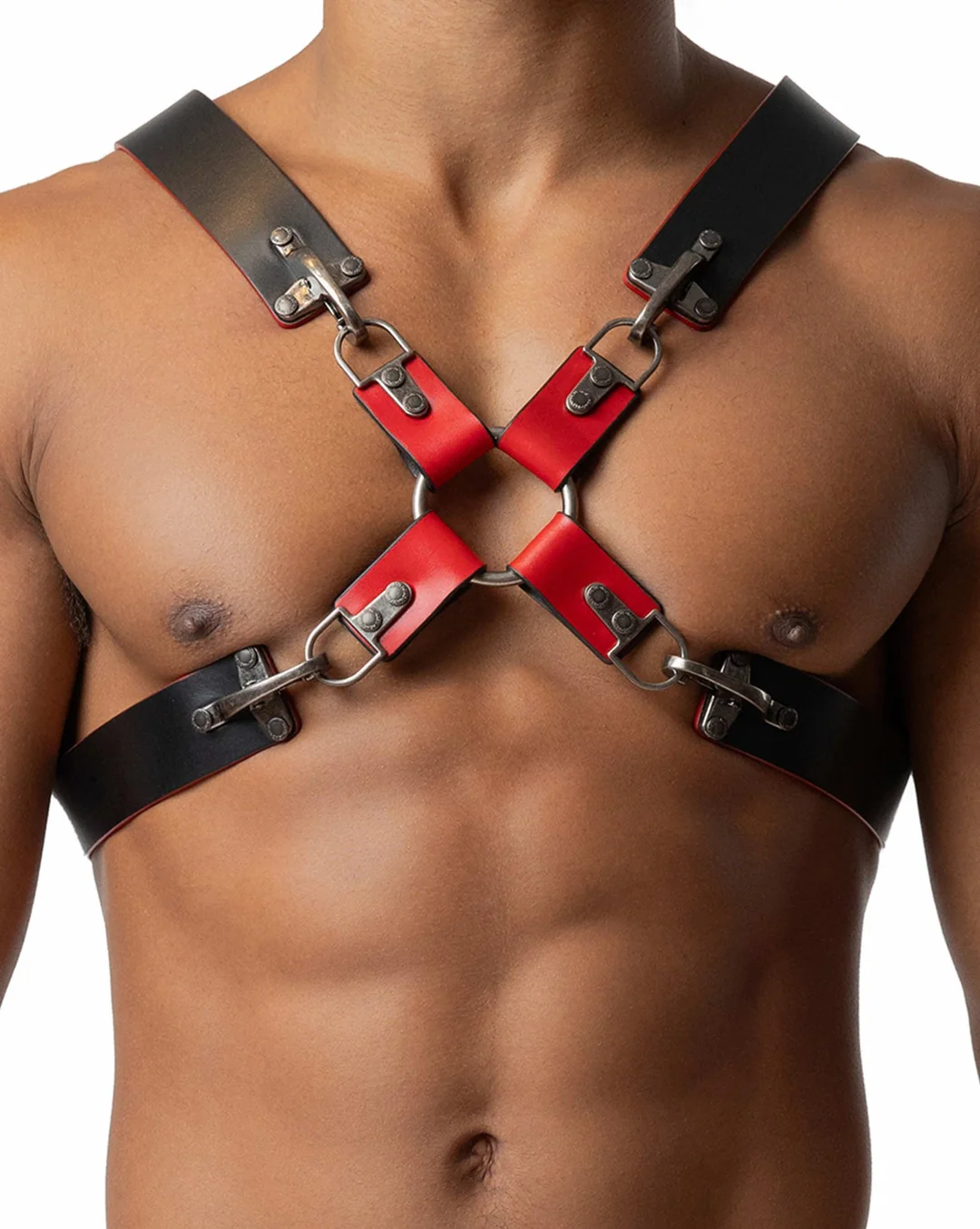 Fireman Hook Leather Harness – Bold & Industrial Design（A suit of）