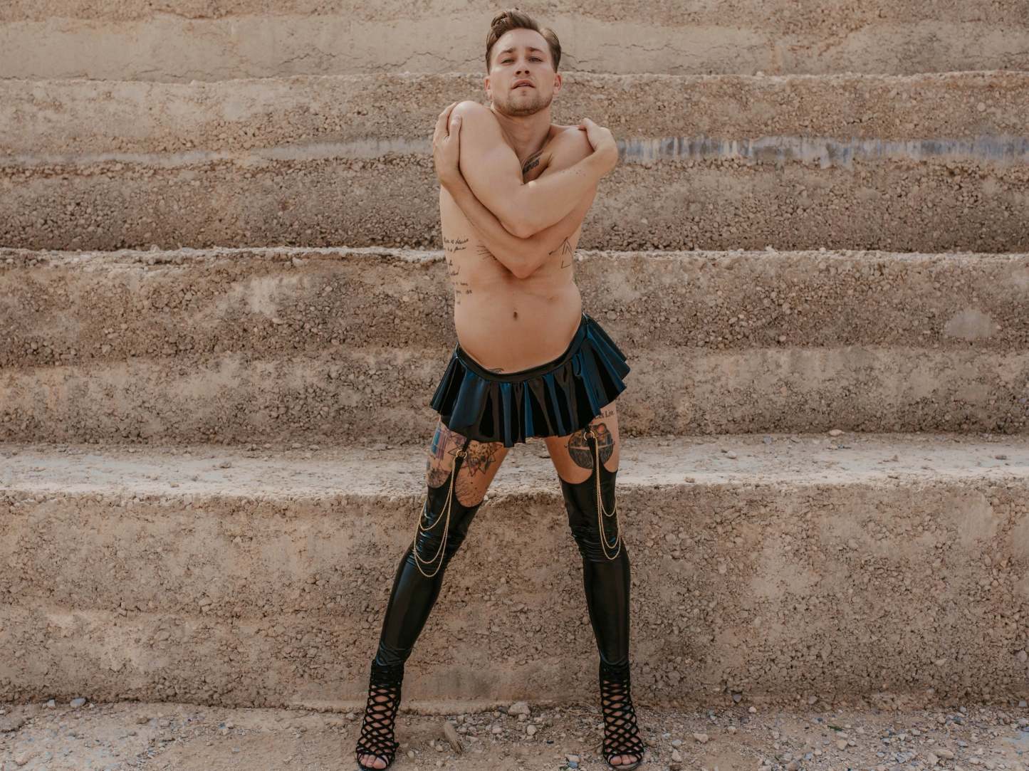 Heavy Metal Chaps (WITH Chain)