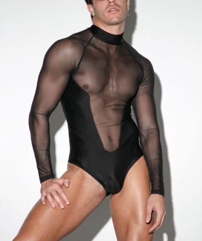 BODYSUIT LONG NEGRO