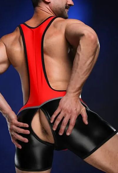 Colorblock Fitted Singlet Romper-Four colors available