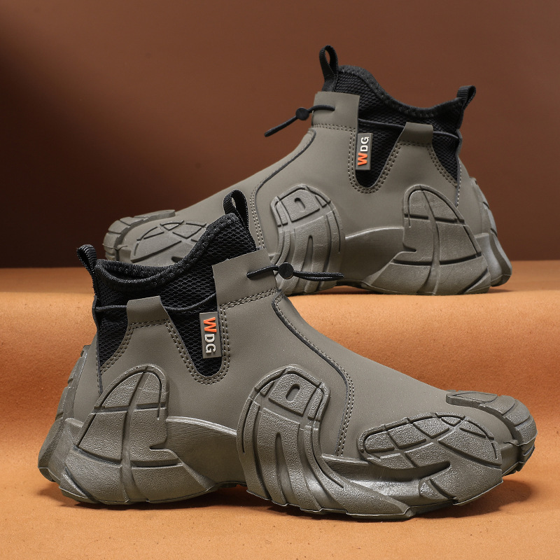 Men‘s Plush Warm Soft Waterproof Hiking Boots