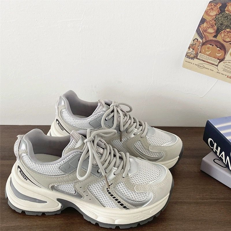 Thick Shoes Casual Sporty Breathable Height Increasing Sneakers