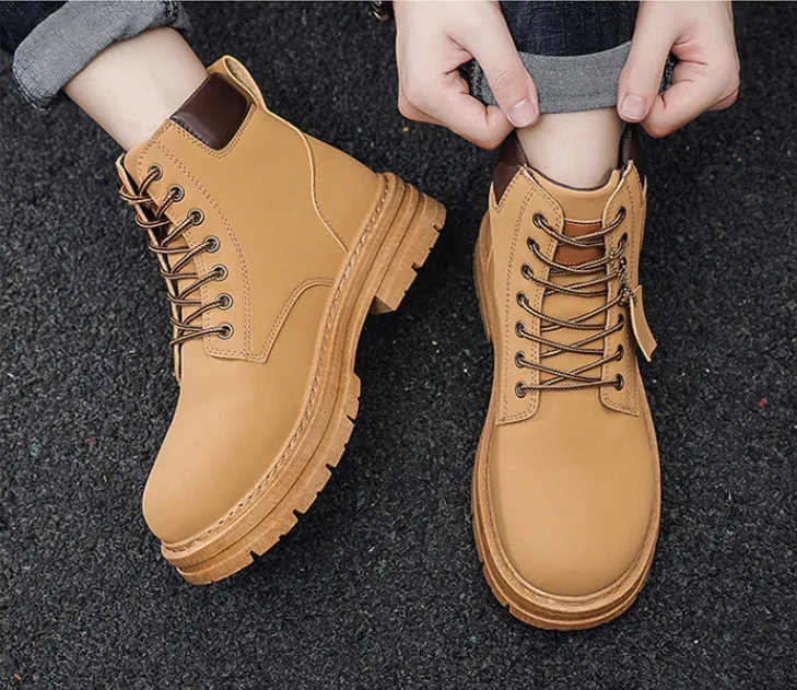 MEN’S WATERPROOF HIKE LEATHER BOOTS