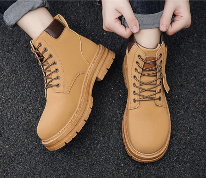 MEN’S WATERPROOF HIKE LEATHER BOOTS