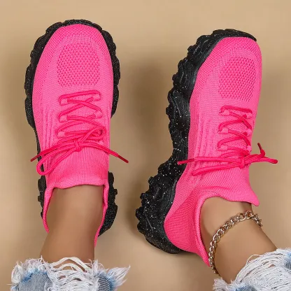 Breathable Fly-Knit Socks Women's Sports Shoes