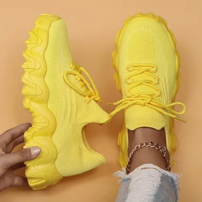 Breathable Fly-Knit Socks Women's Sports Shoes