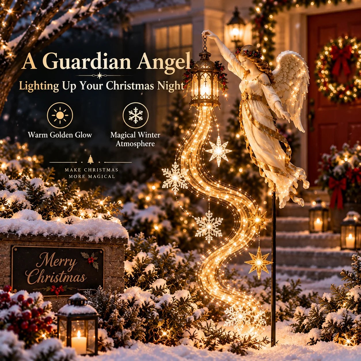 🔥Guardian Angel Christmas Pathway Light