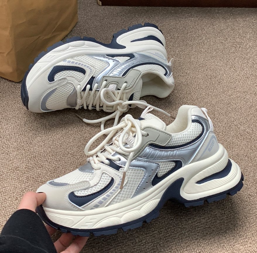 Thick Shoes Casual Sporty Breathable Height Increasing Sneakers