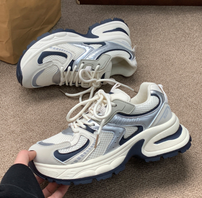 Thick Shoes Casual Sporty Breathable Height Increasing Sneakers