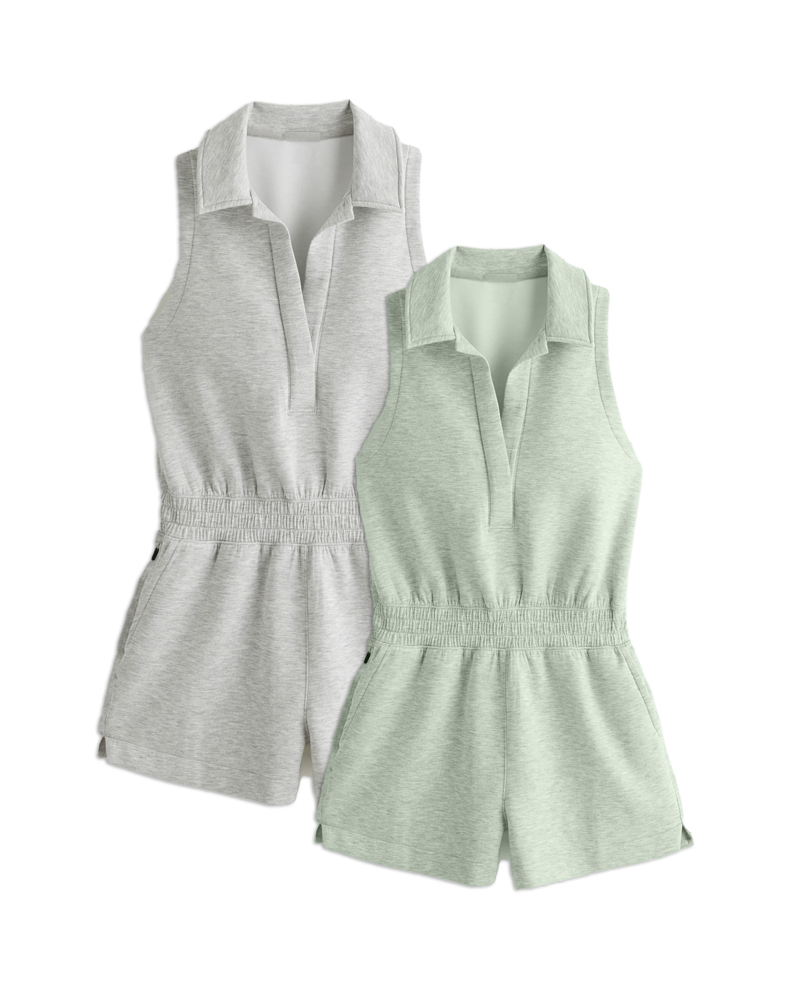KNIT Polo Romper