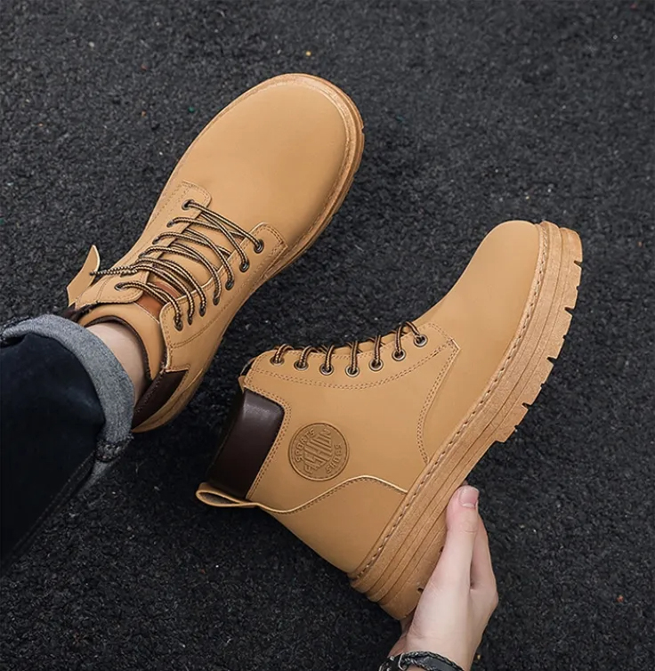 MEN’S WATERPROOF HIKE LEATHER BOOTS