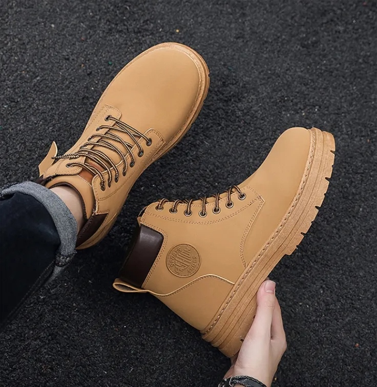 MEN’S WATERPROOF HIKE LEATHER BOOTS