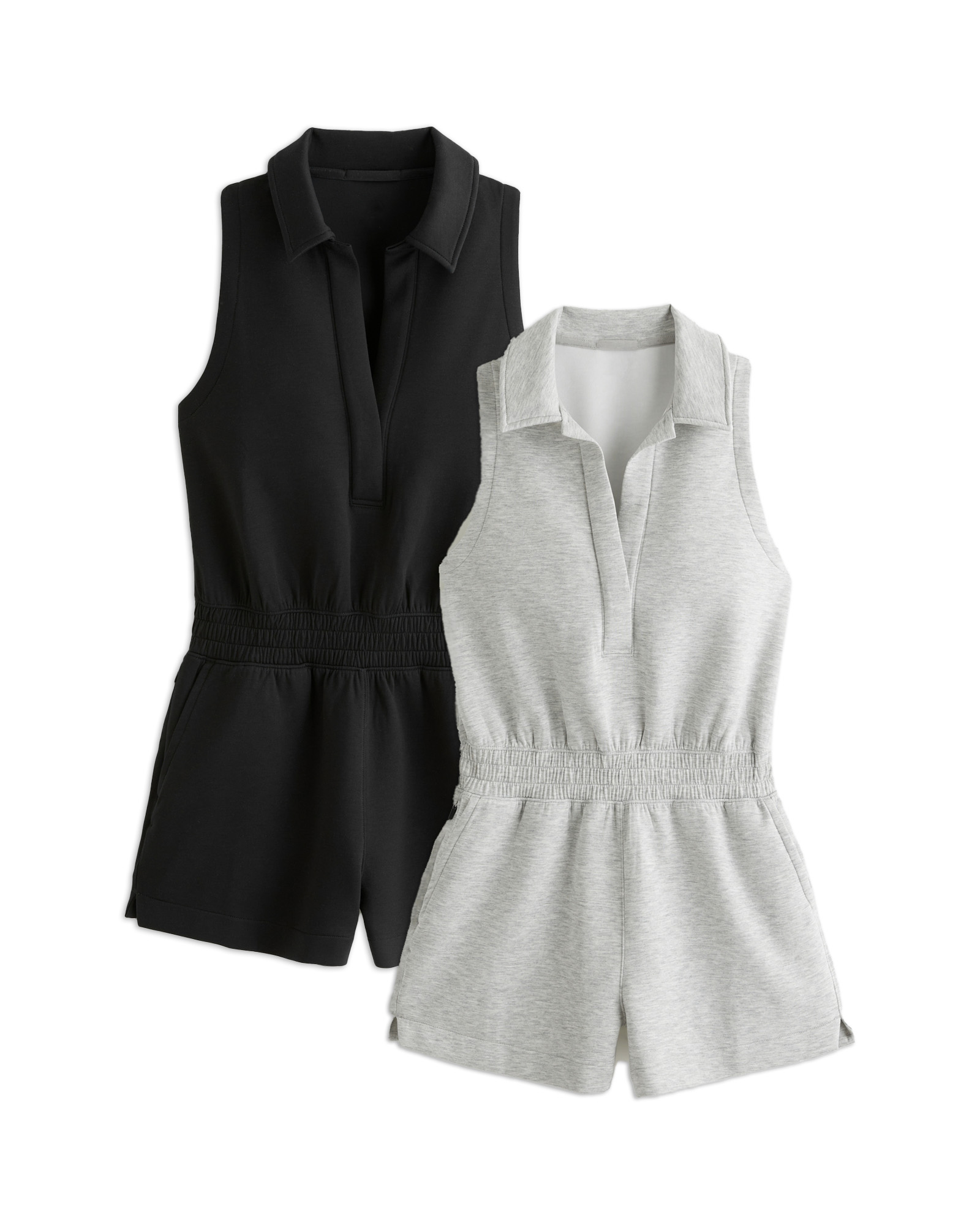 KNIT Polo Romper
