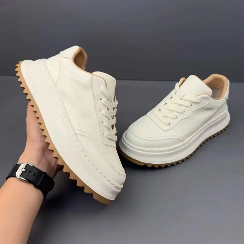 Retro Horsehide Soft Sole Casual Sneakers