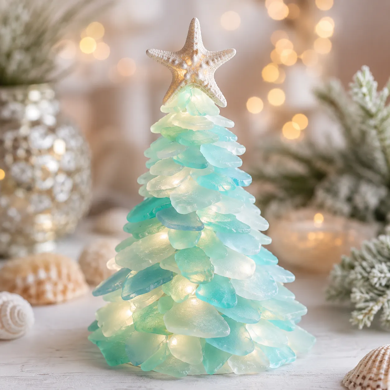 🎄Sea-Glass Christmas Ornament Lighting Kit