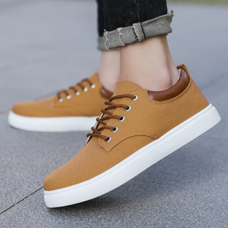 Men'S Casual Lightweight And Comfortable Canvas Shoes