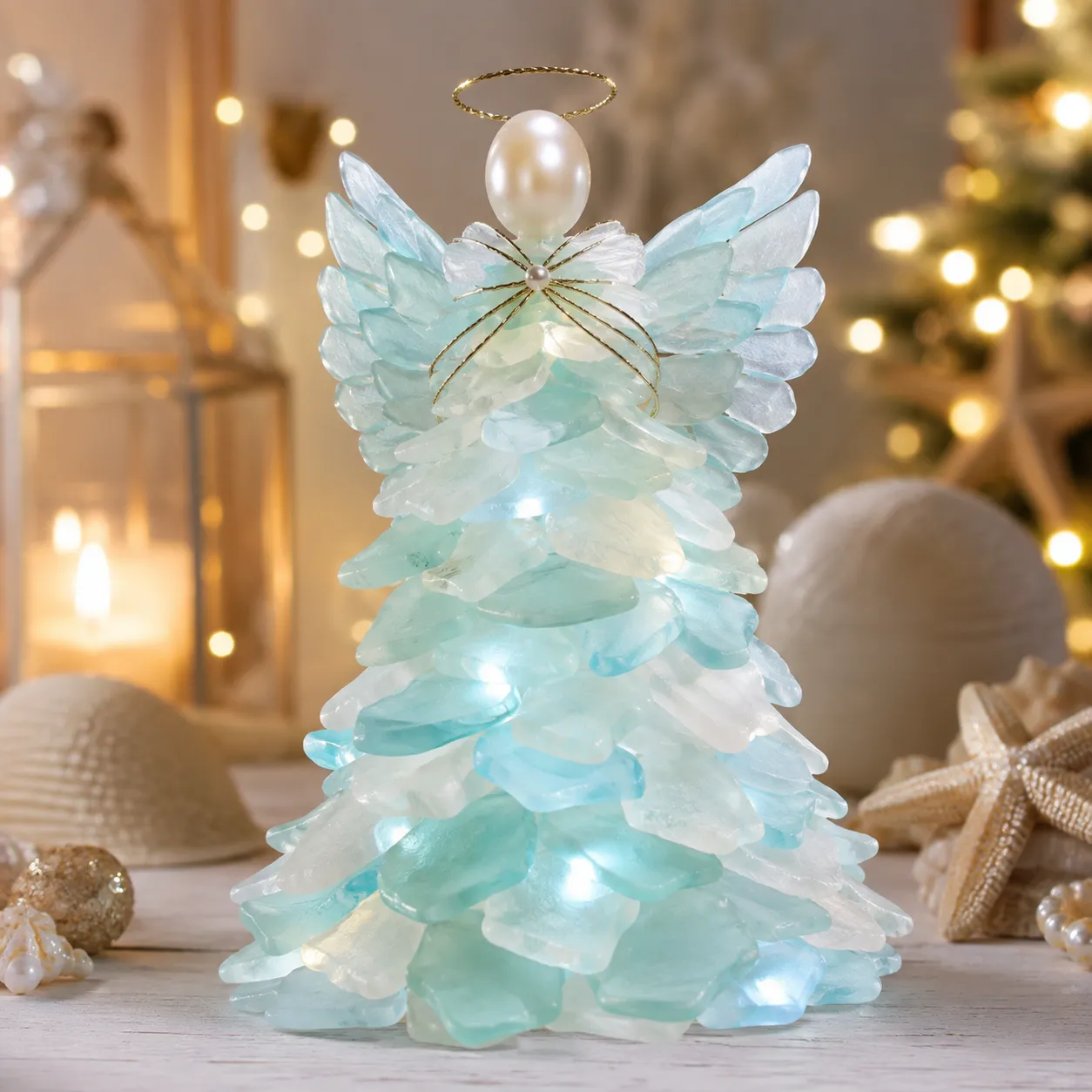 🎄Sea-Glass Christmas Ornament Lighting Kit