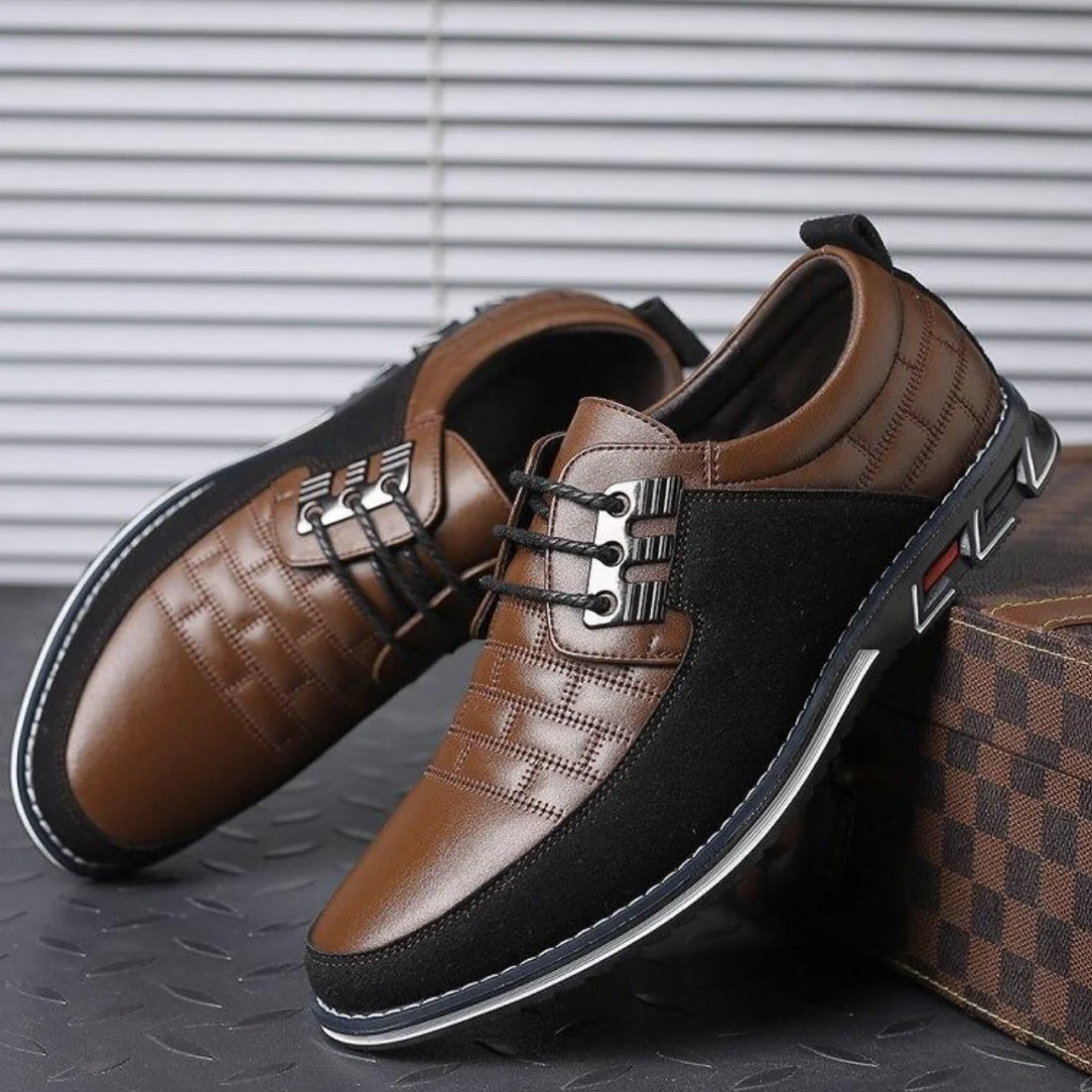 Men‘s Orthopedic Leather Shoes