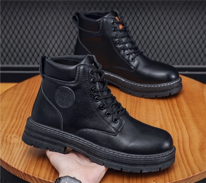 MEN’S WATERPROOF HIKE LEATHER BOOTS