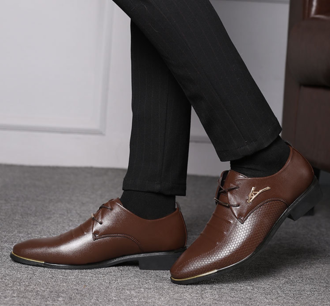 Men's Orthopedic Leather Shoes