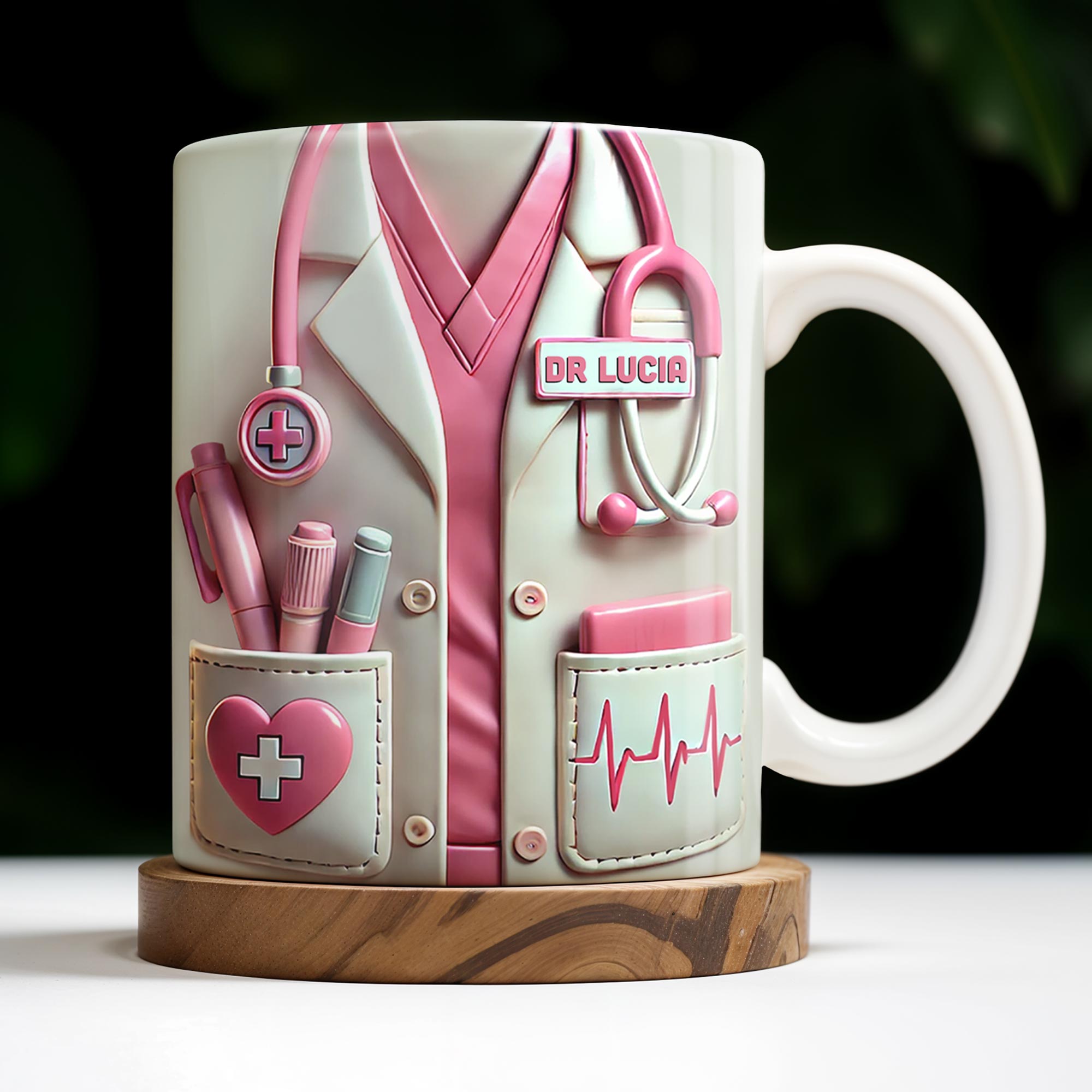 Medical Appreciation Design With Stethoscope and Pocket Details