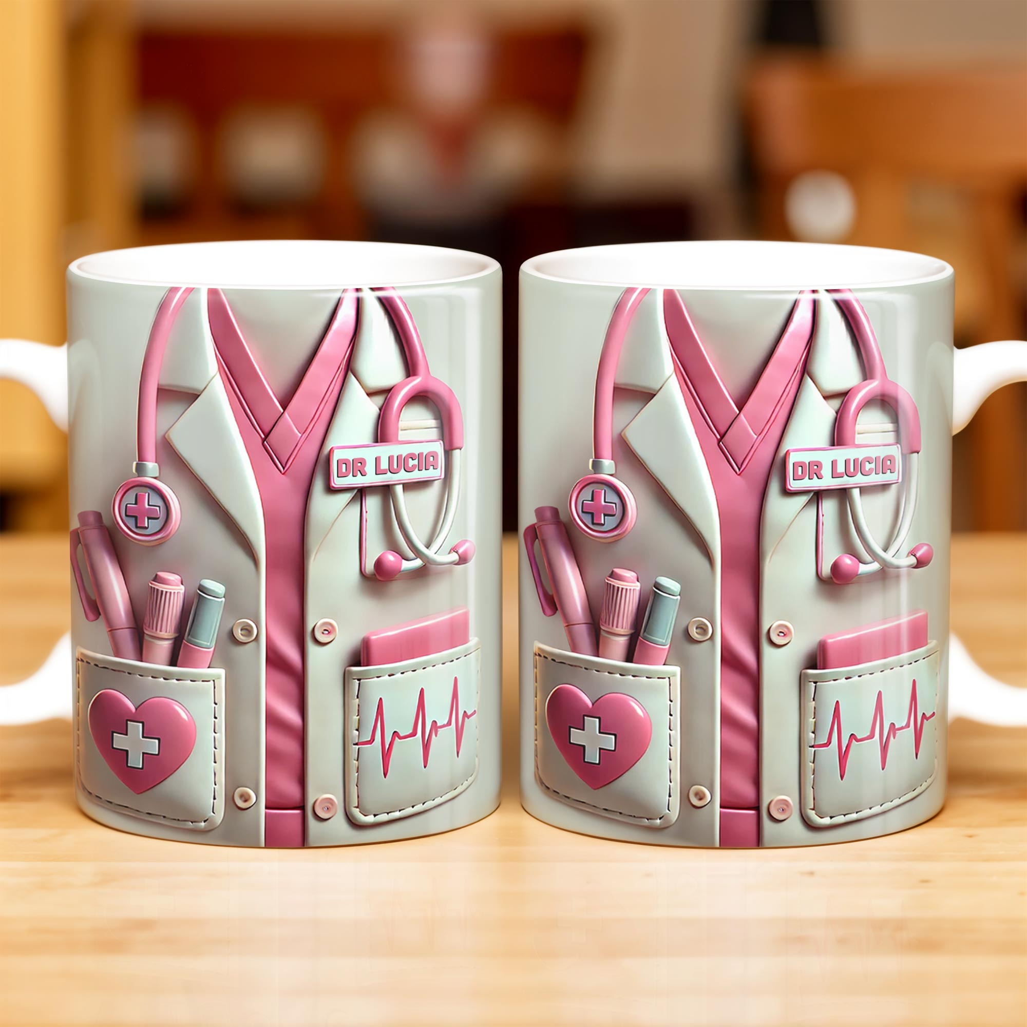 Medical Appreciation Design With Stethoscope and Pocket Details