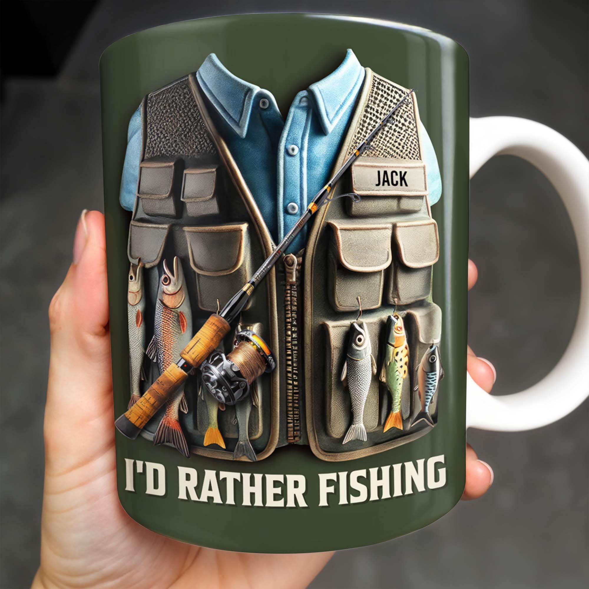 I'd Rather Be Fishing, Fishing Gear and Fish Design