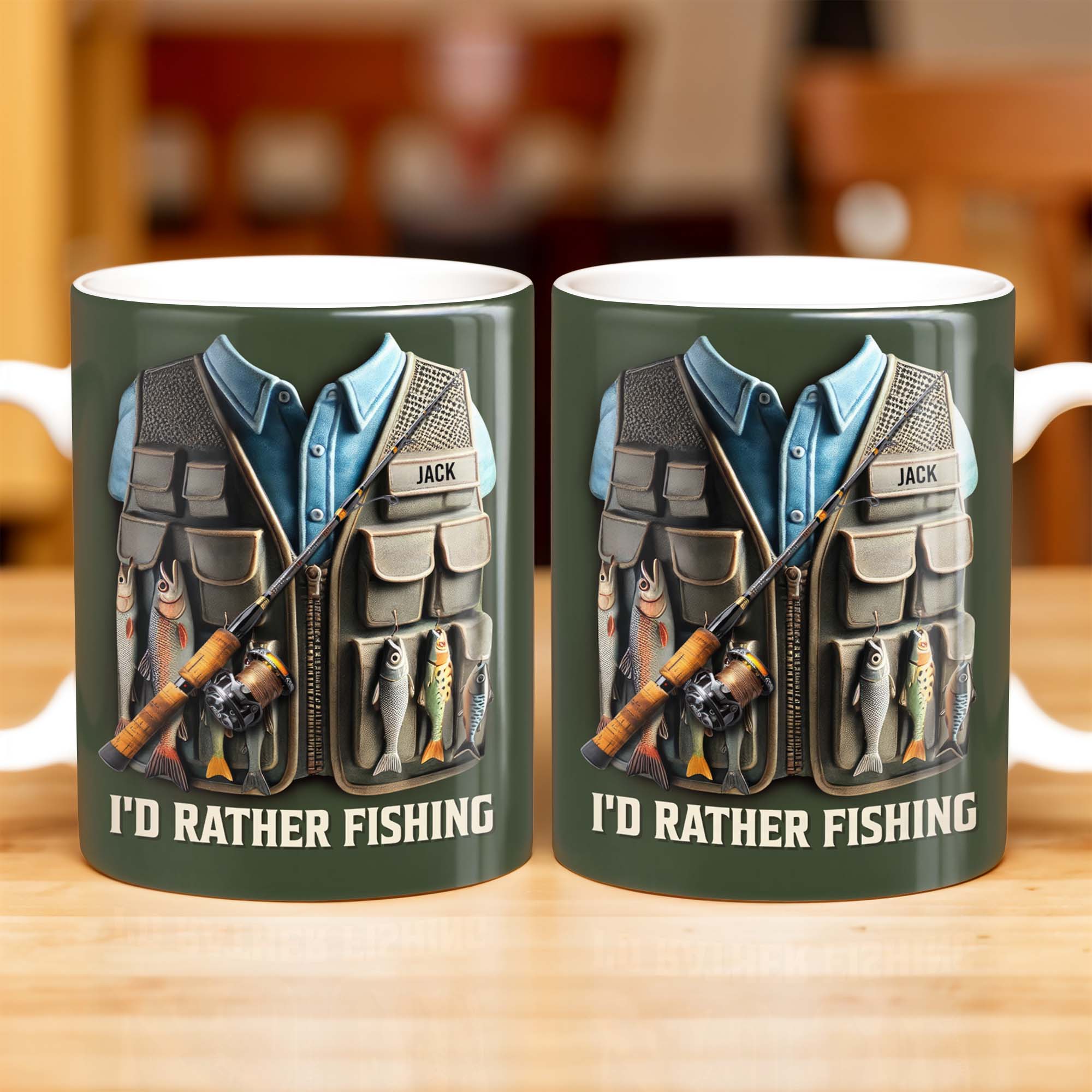 I'd Rather Be Fishing, Fishing Gear and Fish Design