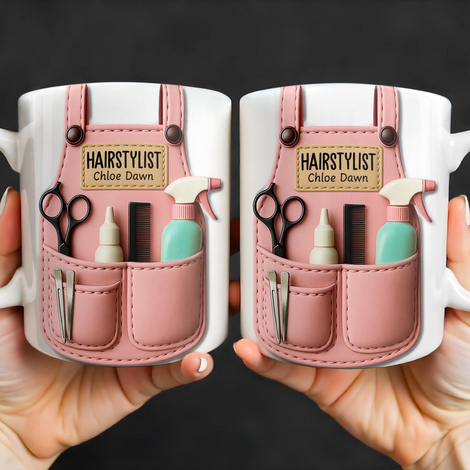 HAIRSTYLIST Chloe Dawn, Scissors, Hair Spray, Comb