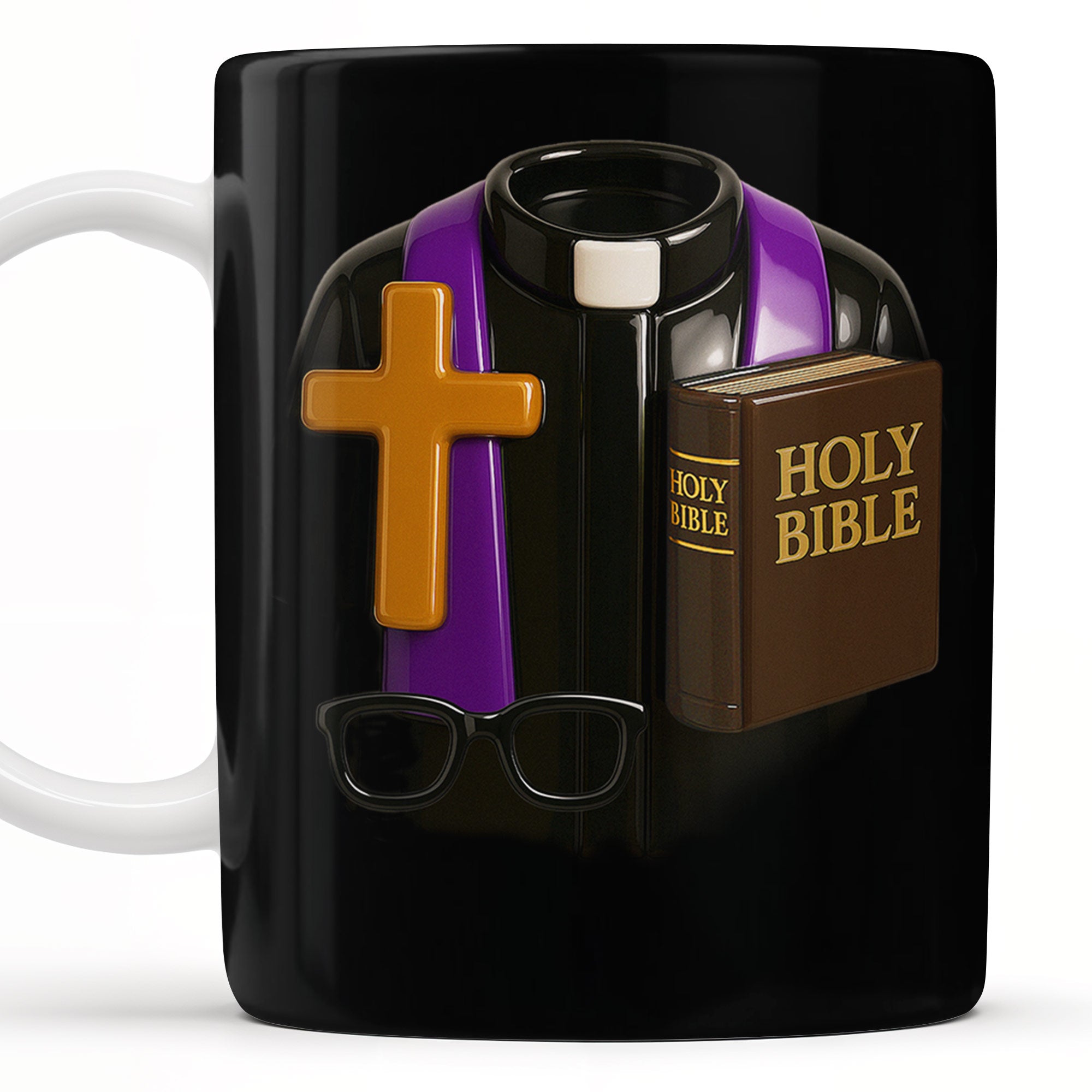 Pastor Smith, Cross, Glasses and Holy Bible